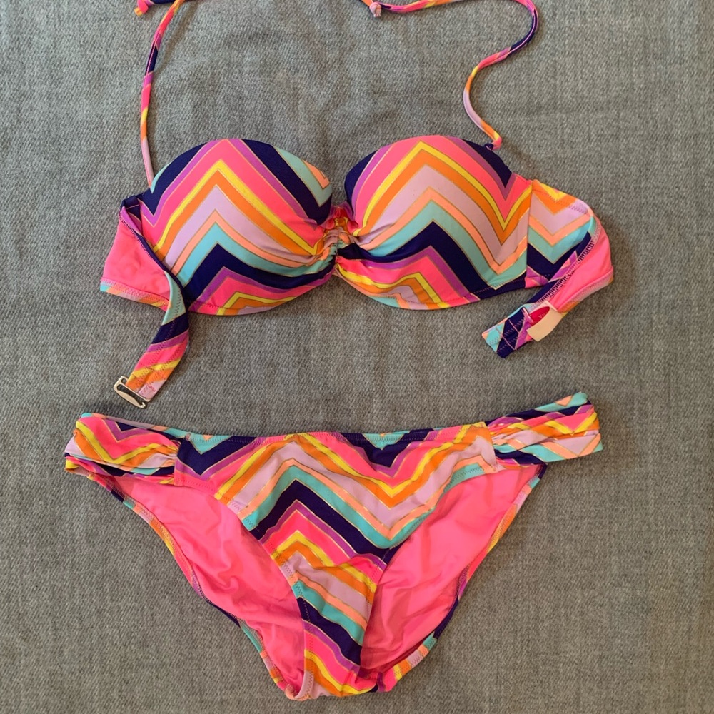 Multi-colored Bathing Suit